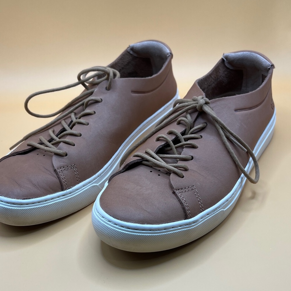 Lacoste Men's Brown Leather Sneakers